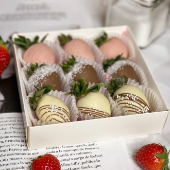 Chocolate covered strawberries (9 pcs)