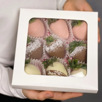 Chocolate covered strawberries (9 pcs)